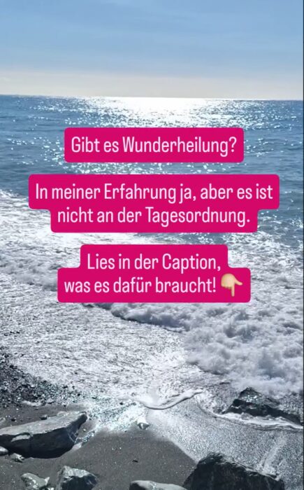 Wunderheilung – gibt’s das wirklich?